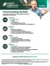 Virtual meeting checklist